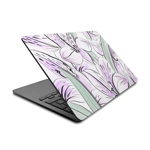 Anis Illustration Bloomers Lilac Vinyl Sticker Skin Decal Cover for Apple MacBook Air 13.6" A2681 (2022)