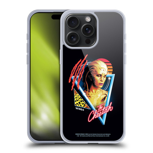 Wonder Woman 1984 80's Graphics The Cheetah Soft Gel Case for Apple iPhone 15 Pro Max