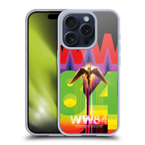 Wonder Woman 1984 Poster 2 Golden Eagle Armor Soft Gel Case for Apple iPhone 15 Pro