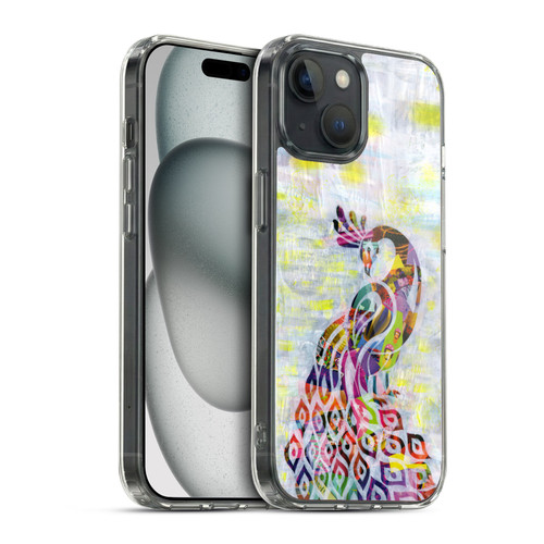Artpoptart Animals Peacock Soft Gel Case for Apple iPhone 15 & MagSafe