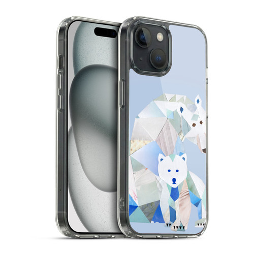 Artpoptart Animals Polar Bears Soft Gel Case for Apple iPhone 15 & MagSafe