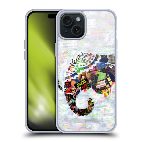 Artpoptart Animals Elephant Soft Gel Case for Apple iPhone 15 Plus