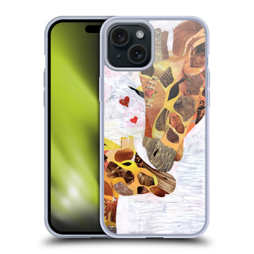 Artpoptart Animals Sweet Giraffes Soft Gel Case for Apple iPhone 15 Plus