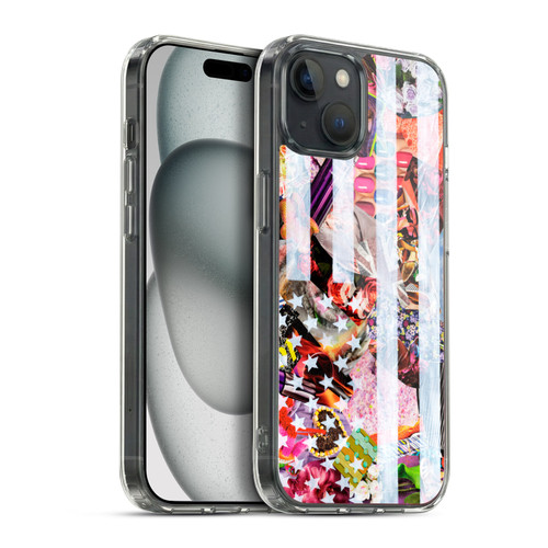 Artpoptart Flags Murican Soft Gel Case for Apple iPhone 15 Plus & MagSafe