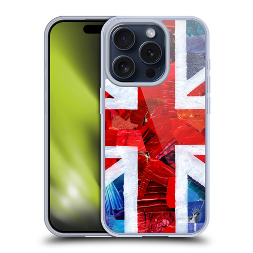 Artpoptart Flags Union Jack Soft Gel Case for Apple iPhone 15 Pro & MagSafe
