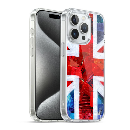 Artpoptart Flags Union Jack Soft Gel Case for Apple iPhone 15 Pro & MagSafe
