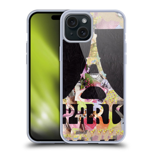 Artpoptart Travel Paris Soft Gel Case for Apple iPhone 15 Plus