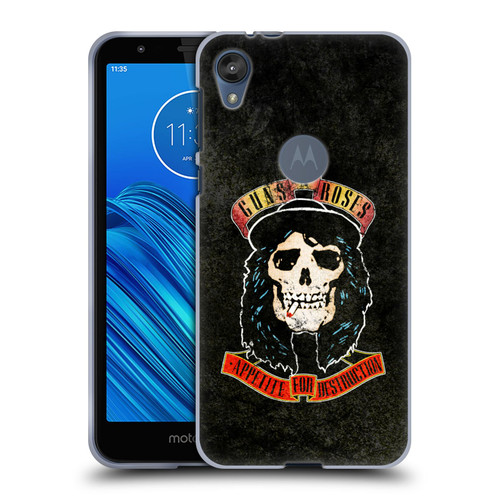 Guns N' Roses Vintage Stradlin Soft Gel Case for Motorola Moto E6