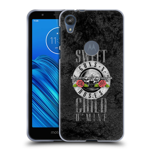 Guns N' Roses Vintage Sweet Child O' Mine Soft Gel Case for Motorola Moto E6