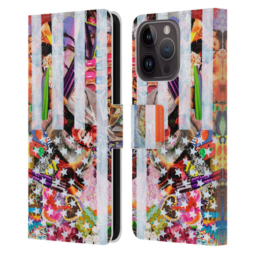 Artpoptart Flags Murican Leather Book Wallet Case Cover For Apple iPhone 15 Pro