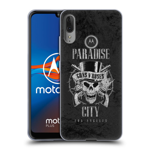 Guns N' Roses Vintage Paradise City Soft Gel Case for Motorola Moto E6 Plus