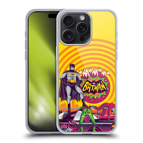 Batman TV Series Graphics Na Na Na Na Soft Gel Case for Apple iPhone 15 Pro Max