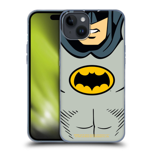 Batman TV Series Logos Costume Soft Gel Case for Apple iPhone 15 Plus