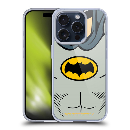 Batman TV Series Logos Costume Soft Gel Case for Apple iPhone 15 Pro