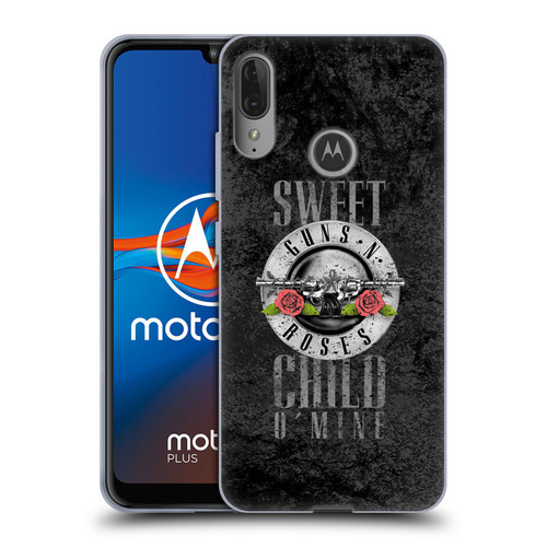 Guns N' Roses Vintage Sweet Child O' Mine Soft Gel Case for Motorola Moto E6 Plus