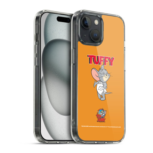Tom and Jerry Characters Nibbles Soft Gel Case for Apple iPhone 15 & MagSafe
