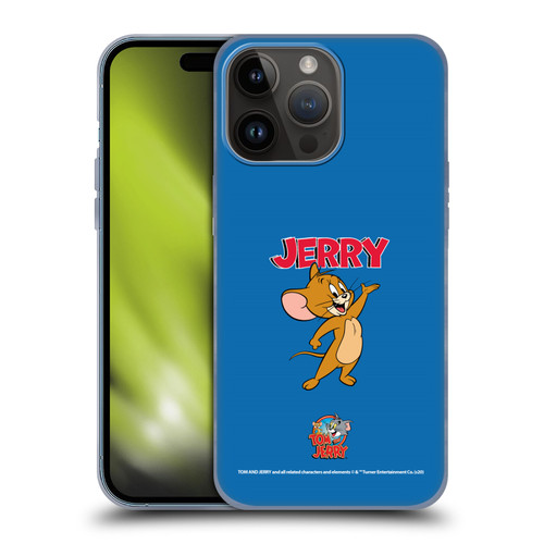 Tom and Jerry Characters Jerry Soft Gel Case for Apple iPhone 15 Pro Max