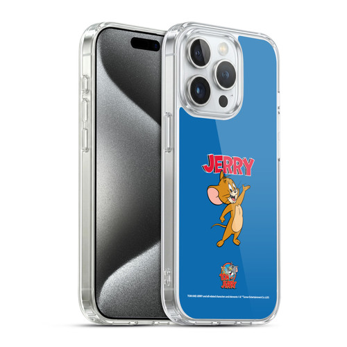 Tom and Jerry Characters Jerry Soft Gel Case for Apple iPhone 15 Pro & MagSafe
