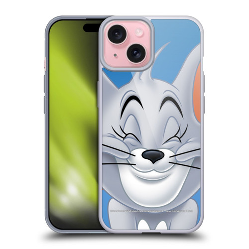 Tom and Jerry Full Face Nibbles Soft Gel Case for Apple iPhone 15
