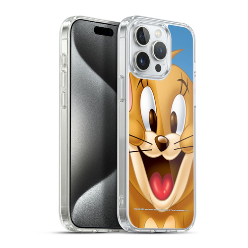 Tom and Jerry Full Face Jerry Soft Gel Case for Apple iPhone 15 Pro Max & MagSafe