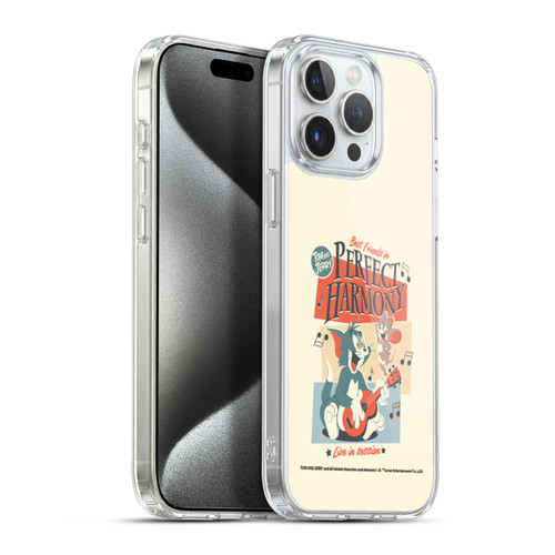 Tom and Jerry Retro Perfect Harmony Soft Gel Case for Apple iPhone 15 Pro Max & MagSafe