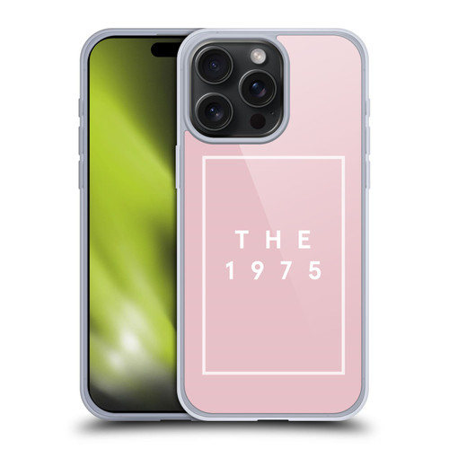 The 1975 Key Art Logo Pink Soft Gel Case for Apple iPhone 15 Pro Max