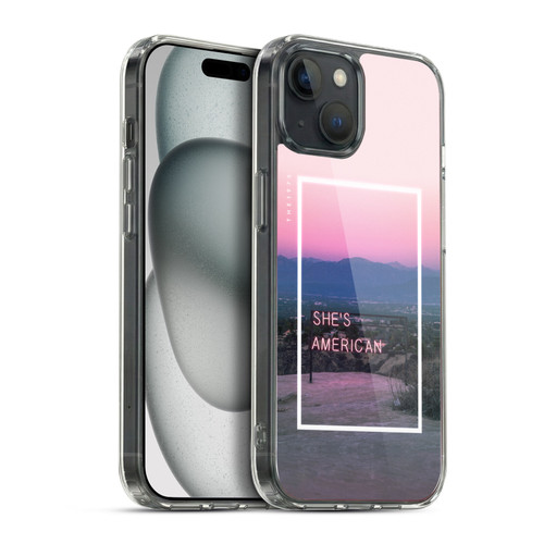 The 1975 Songs She's American Soft Gel Case for Apple iPhone 15 Plus & MagSafe