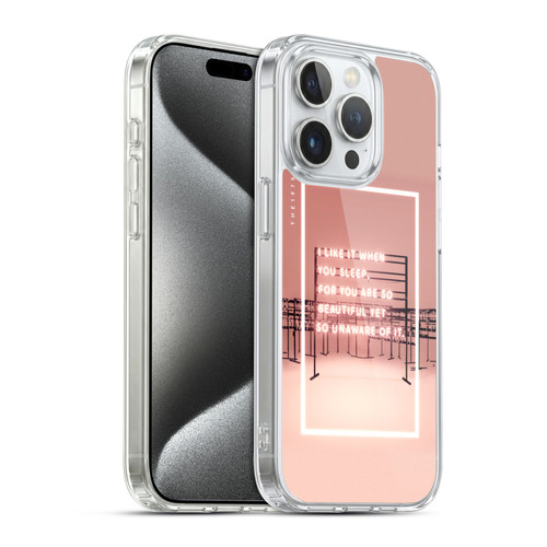 The 1975 Songs I Like It When You Sleep Soft Gel Case for Apple iPhone 15 Pro & MagSafe