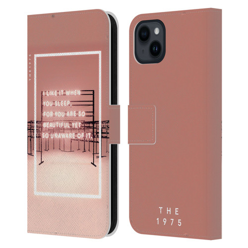 The 1975 Songs I Like It When You Sleep Leather Book Wallet Case Cover For Apple iPhone 15 Plus