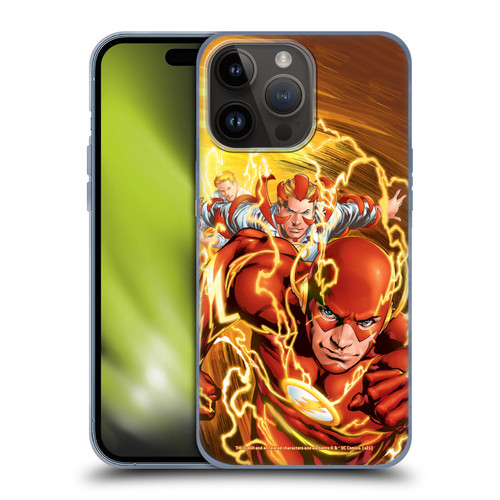 The Flash DC Comics Comic Book Covers New 52 Vol 4 #1 Soft Gel Case for Apple iPhone 15 Pro Max