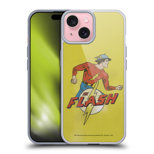 The Flash DC Comics Fast Fashion Jay Garrick Soft Gel Case for Apple iPhone 15