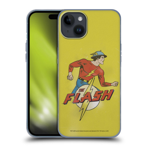 The Flash DC Comics Fast Fashion Jay Garrick Soft Gel Case for Apple iPhone 15 Plus
