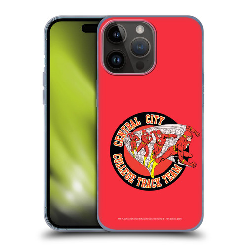 The Flash DC Comics Fast Fashion Central City Soft Gel Case for Apple iPhone 15 Pro Max