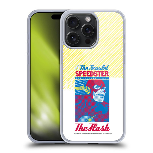 The Flash DC Comics Fast Fashion Scarlet Speedster Soft Gel Case for Apple iPhone 15 Pro Max