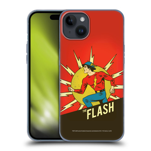 The Flash DC Comics Vintage Jay Garrick 2 Soft Gel Case for Apple iPhone 15 Plus