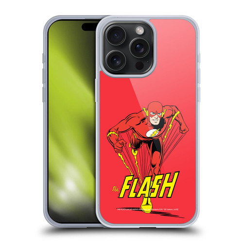 The Flash DC Comics Vintage Speedster Soft Gel Case for Apple iPhone 15 Pro Max