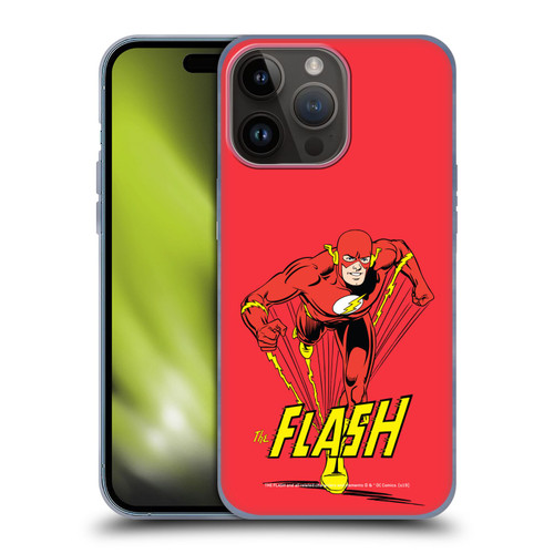 The Flash DC Comics Vintage Speedster Soft Gel Case for Apple iPhone 15 Pro Max