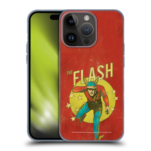 The Flash DC Comics Vintage Jay Garrick Soft Gel Case for Apple iPhone 15 Pro