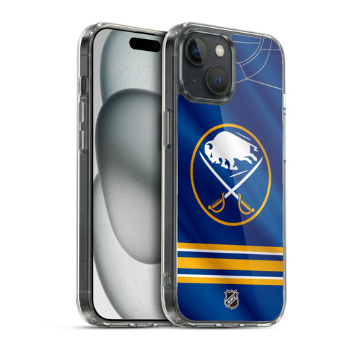 NHL Buffalo Sabres Jersey Soft Gel Case for Apple iPhone 15