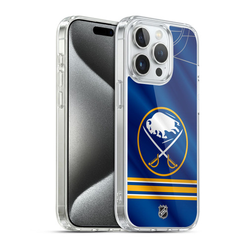 NHL Buffalo Sabres Jersey Soft Gel Case for Apple iPhone 15 Pro