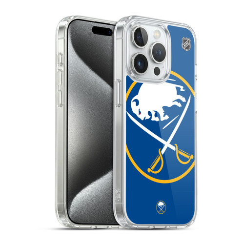 NHL Buffalo Sabres Oversized Soft Gel Case for Apple iPhone 15 Pro
