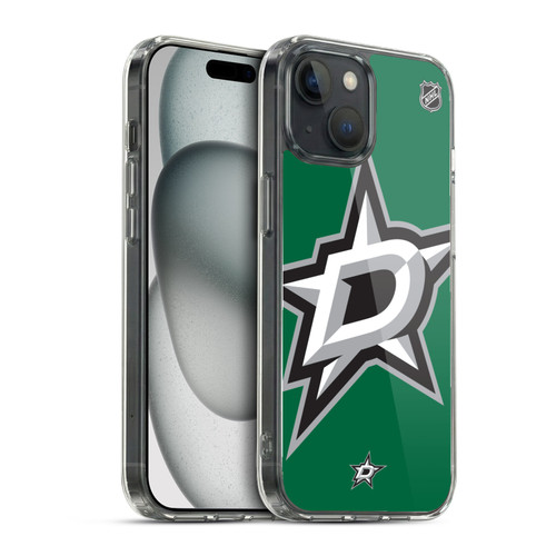 NHL Dallas Stars Oversized Soft Gel Case for Apple iPhone 15