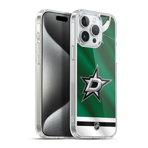 NHL Dallas Stars Jersey Soft Gel Case for Apple iPhone 15 Pro Max