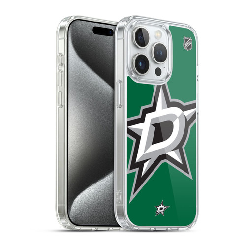 NHL Dallas Stars Oversized Soft Gel Case for Apple iPhone 15 Pro