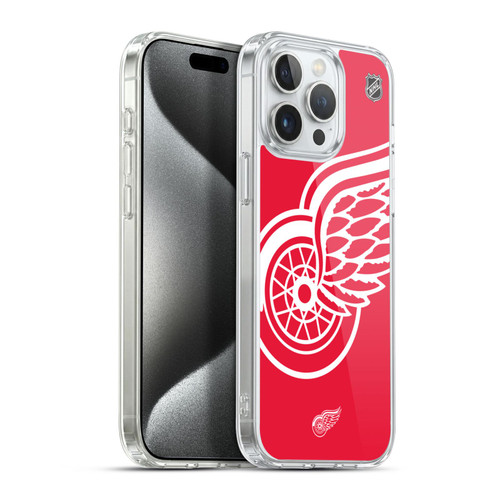 NHL Detroit Red Wings Oversized Soft Gel Case for Apple iPhone 15 Pro Max & MagSafe