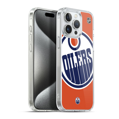 NHL Edmonton Oilers Oversized Soft Gel Case for Apple iPhone 15 Pro Max & MagSafe