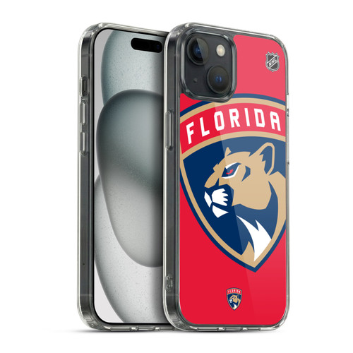 NHL Florida Panthers Oversized Soft Gel Case for Apple iPhone 15 Plus