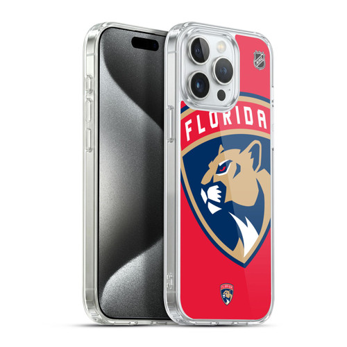 NHL Florida Panthers Oversized Soft Gel Case for Apple iPhone 15 Pro Max