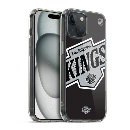 NHL Los Angeles Kings Oversized Soft Gel Case for Apple iPhone 15