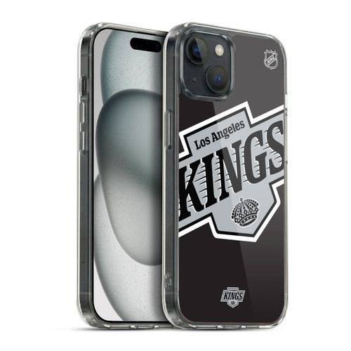 NHL Los Angeles Kings Oversized Soft Gel Case for Apple iPhone 15 Plus